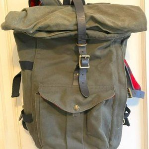 Vintage Filson Otter Green Rolltop Backpack/Rucksack